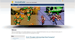 Desktop Screenshot of ancientcoder.com